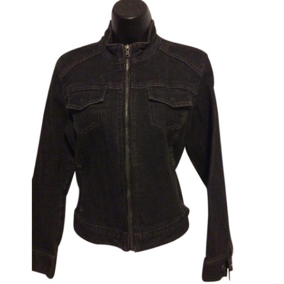 Chico's Jackets & Blazers - Chico's stretch black denim Jean jacket Chico's Jackets & Blazers - Chico's stretch black denim Jean jacket